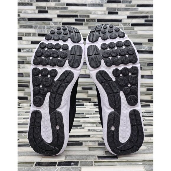 Under Armour Charged Assert 10 Black Men's Running Shoes Size 11 4E - Picture 8 of 11